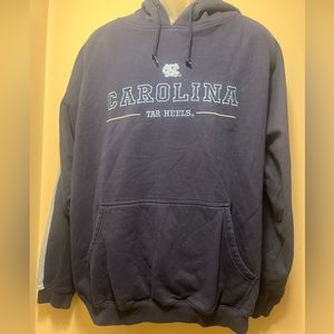 VINTAGE NOTH CAROLINA TAR HEELS RED OAK HOODIE MENS XL